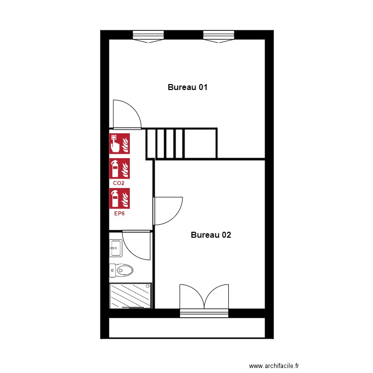 Centre médical St Max Etage. Plan de 0 pièce et 0 m2