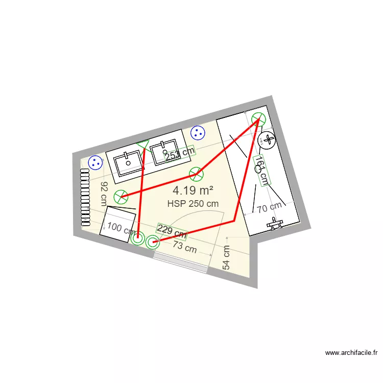 SDB LAETITIA PLAN ELECTRICITE. Plan de 