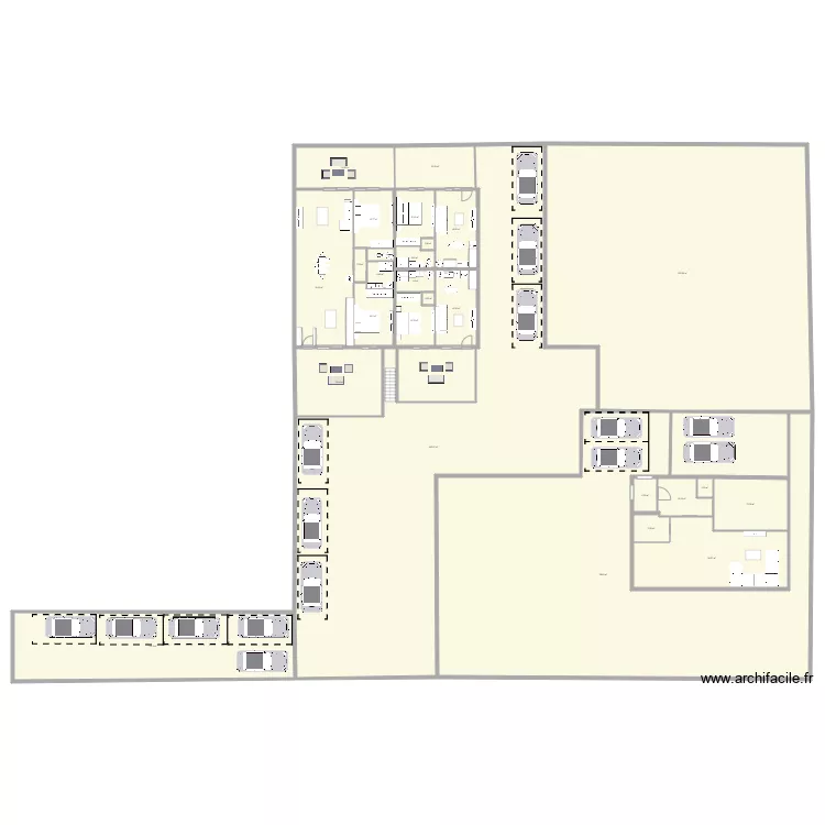 mezeriat 6 appaartements. Plan de 