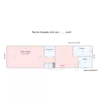 Rez de chauss&eacute;e - cot&eacute; cour