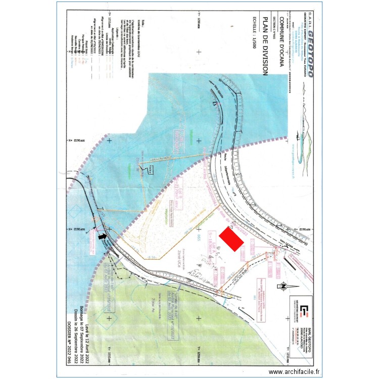 plan de masse . Plan de 0 pièce et 0 m2