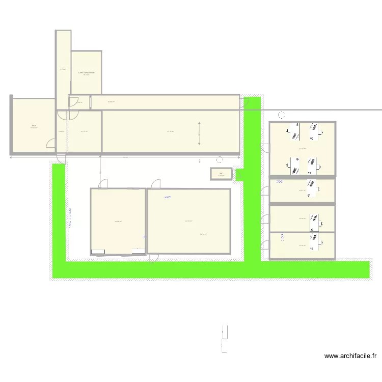 bureau fmh nouvelle version 2. Plan de 