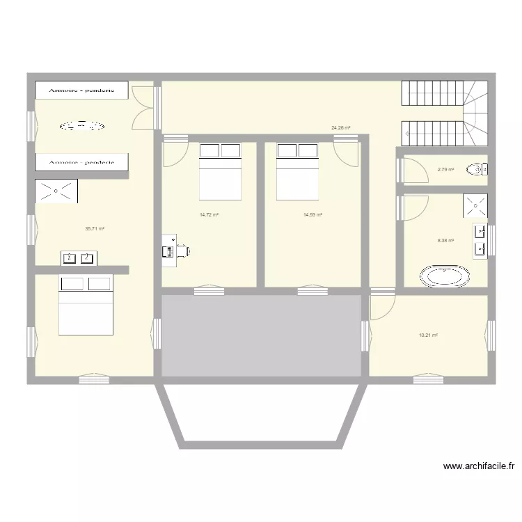 maison chab. Plan de maison chab. Plan de