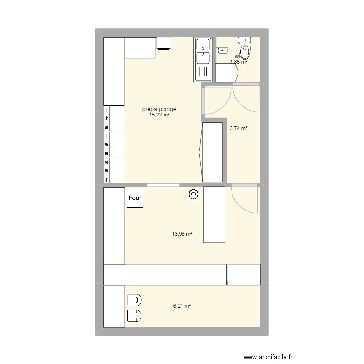 Local PAITA. Plan de 0 pièce et 0 m2