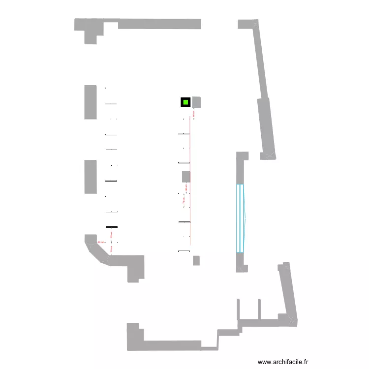 Parking Owkin 50 places. Plan de 