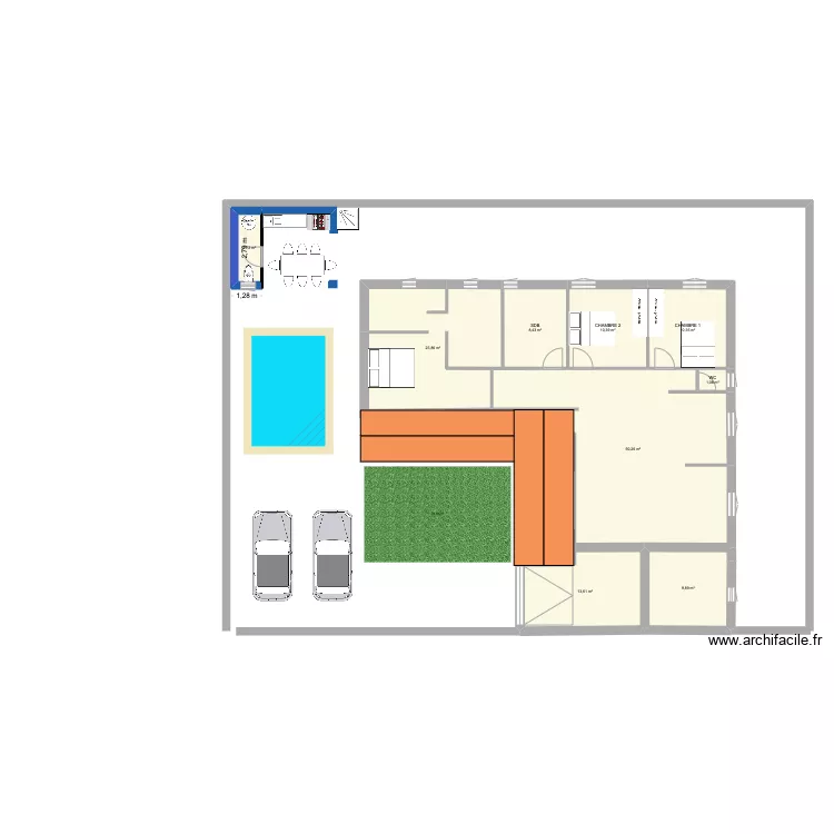 plan maison 3. Plan de 