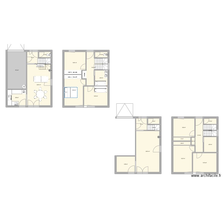 maison2. Plan de 0 pièce et 0 m2