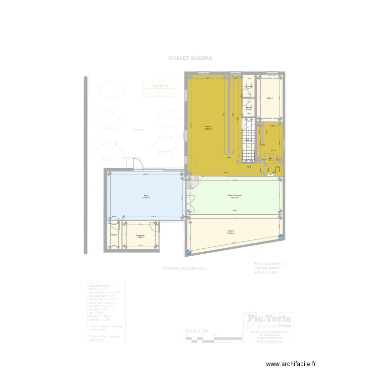 CHALET SHERPA1. Plan de 0 pièce et 0 m2