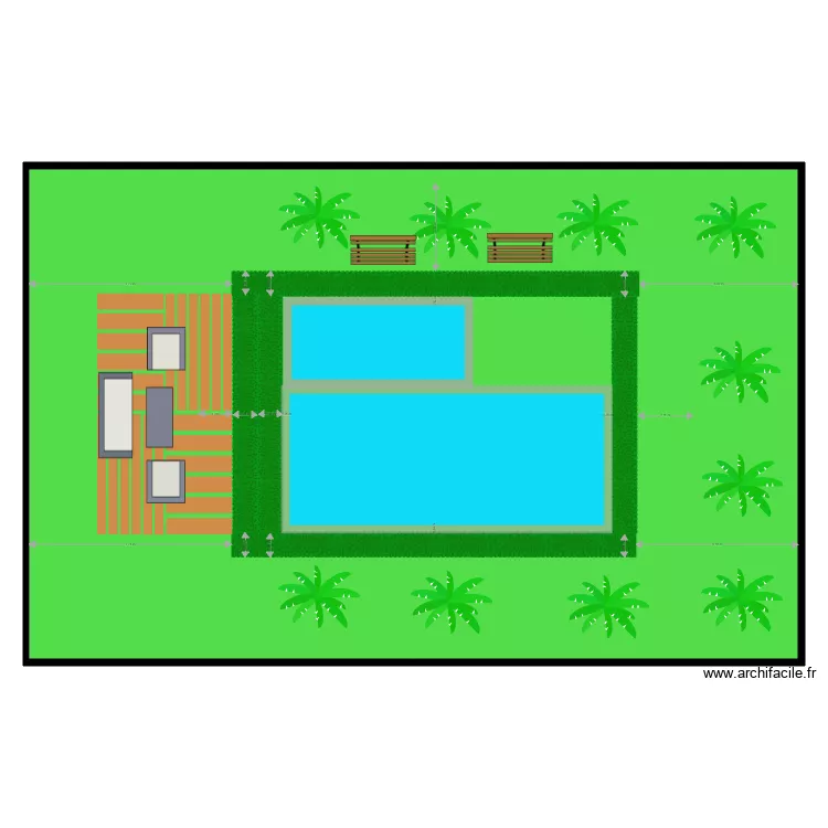 piscine 1. Plan de 