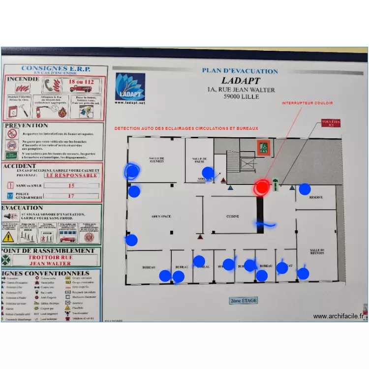R+2 LADAPT . Plan de 