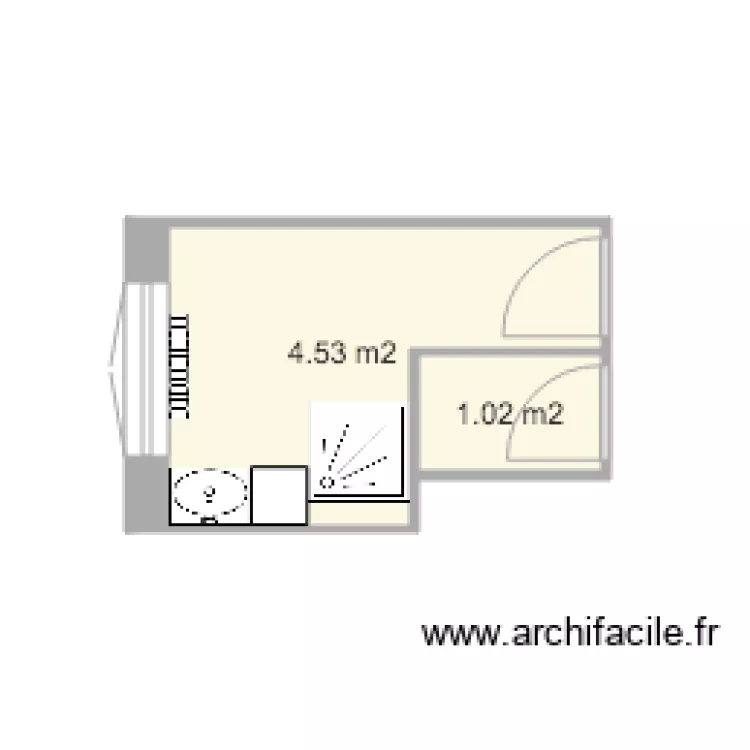 plan Guibert sdb. Plan de 