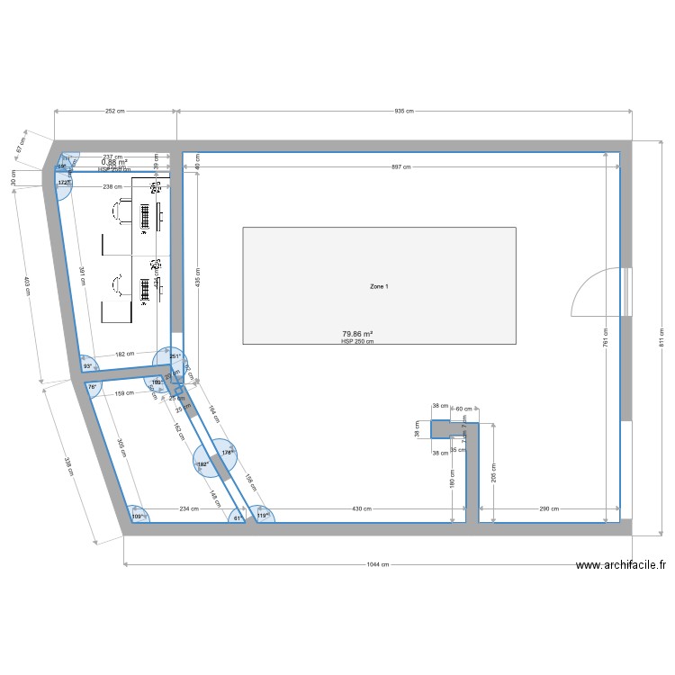 BUREAUX N3 Zone. Plan de 0 pièce et 0 m2