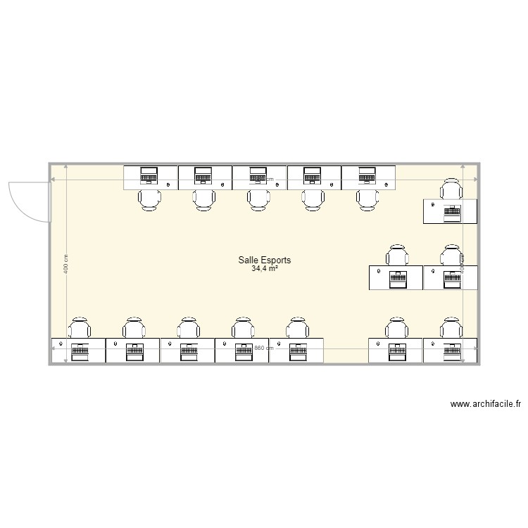 SalleEsportsV2. Plan de 0 pièce et 0 m2