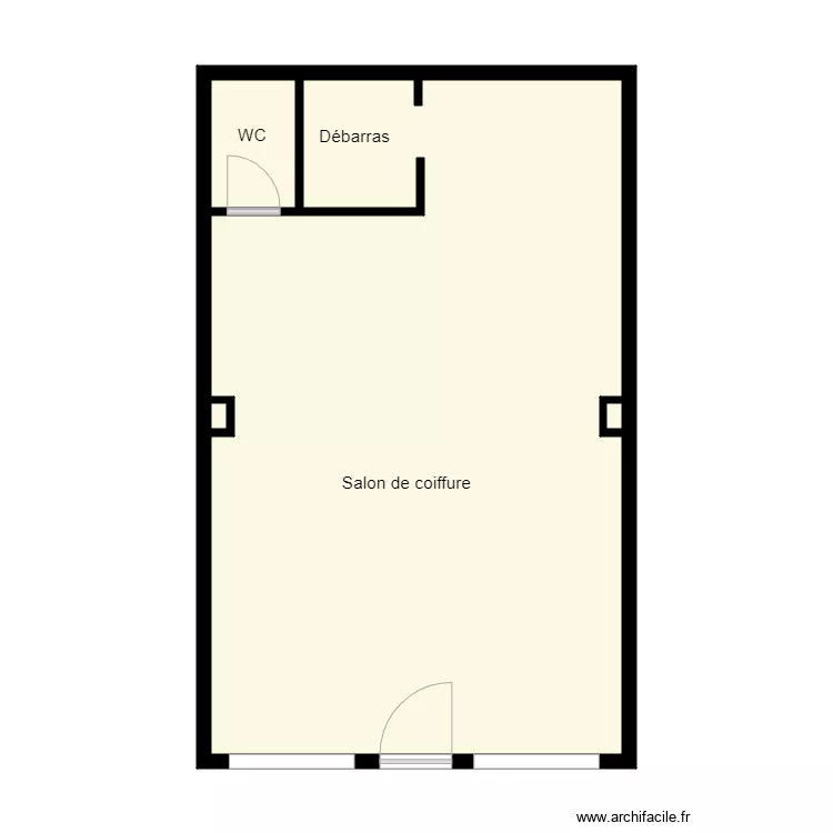 Croquis SCHIESSER. Plan de 