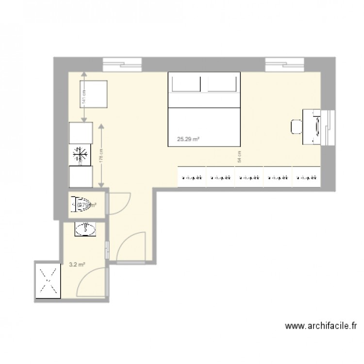 CouloumeCH1. Plan de 0 pièce et 0 m2