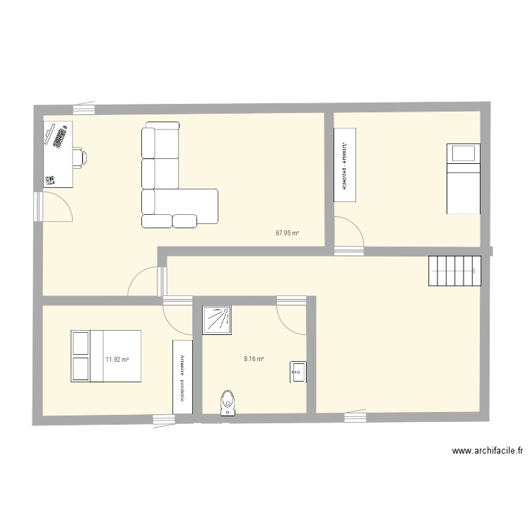 Comble 2. Plan de 0 pièce et 0 m2