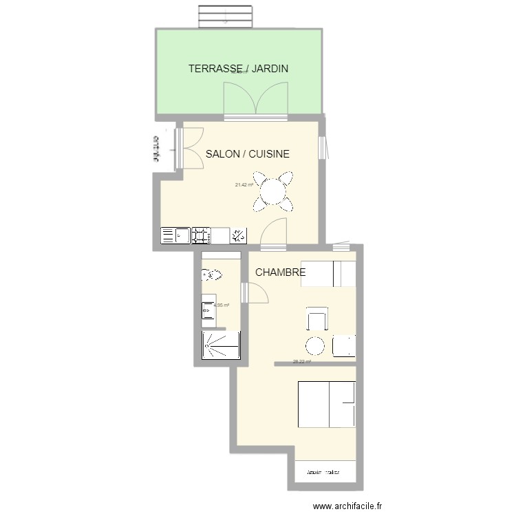 Gite RENOIR. Plan de 0 pièce et 0 m2