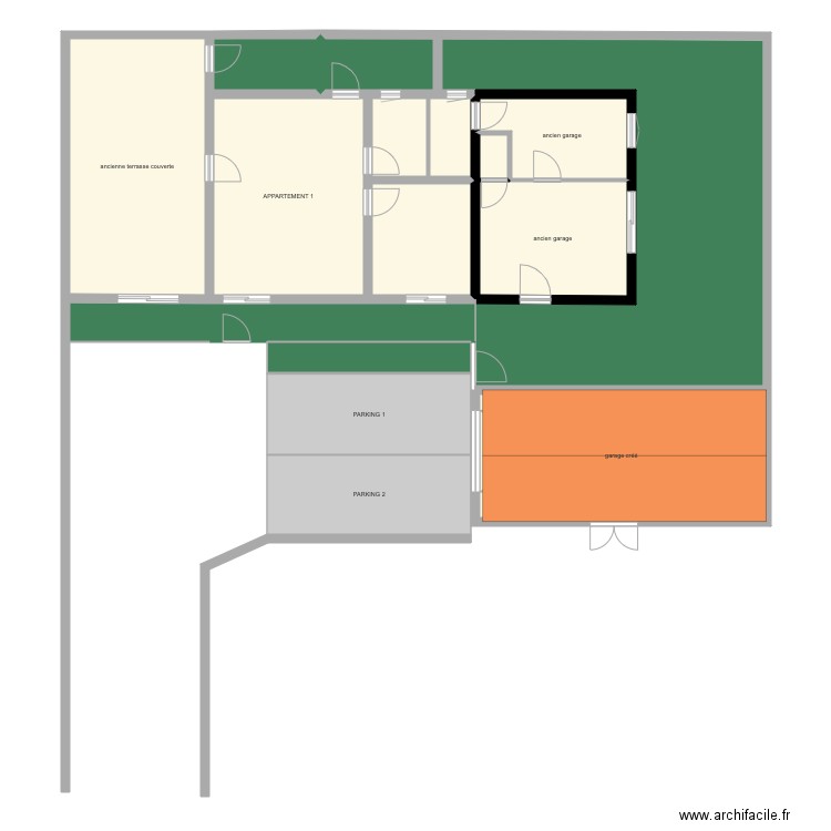 APPART 5. Plan de 0 pièce et 0 m2