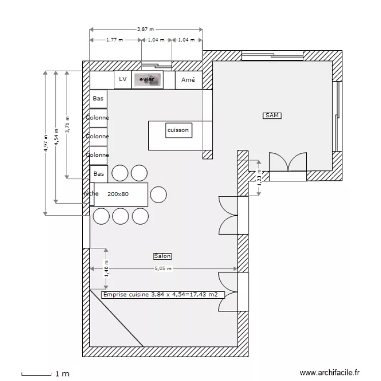Cuisine Severine C11. Plan de Cuisine Severine C11. Plan de