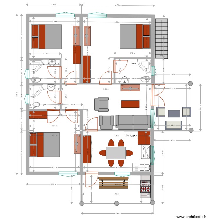 RDC Rukingamubiri reel. Plan de 0 pièce et 0 m2