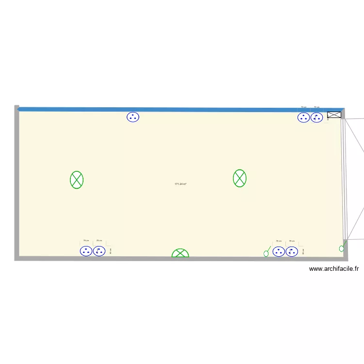 cl&eacute;ment Gras 5M maison. Plan de 