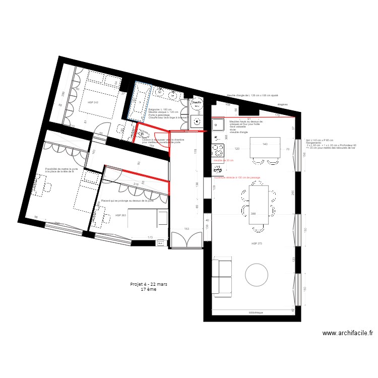 Projet 5 constance de b. Plan de 0 pièce et 0 m2