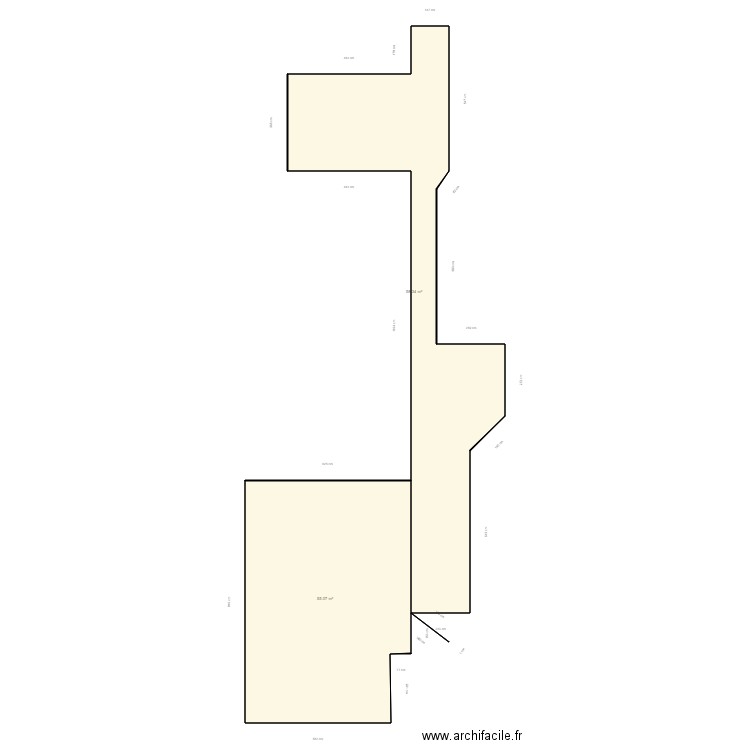 wilfrid Farran thuir ZA. Plan de 2 pièces et 113 m2