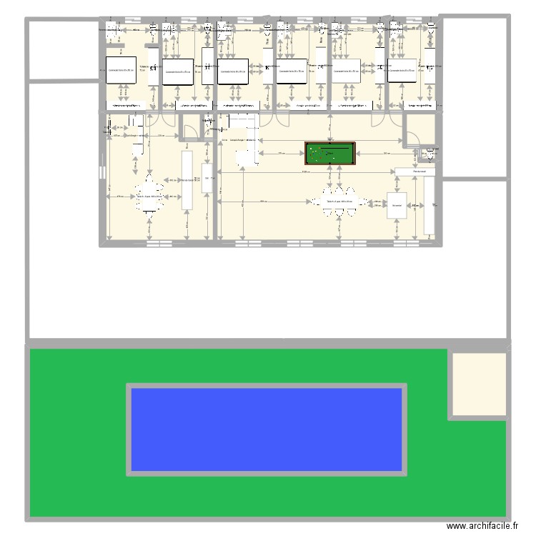 corse. Plan de 0 pièce et 0 m2