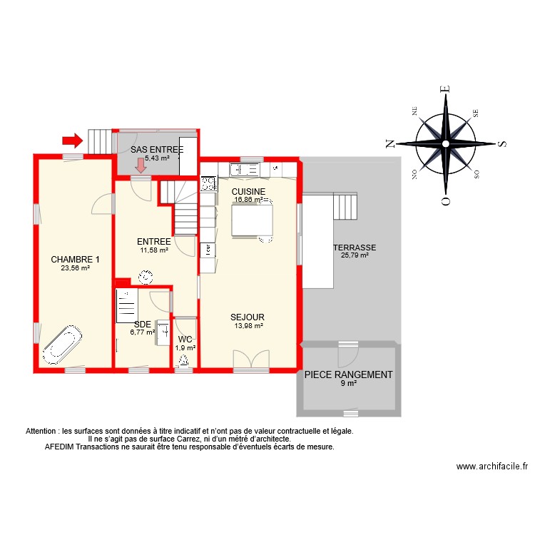 BI 7305 RDC. Plan de 0 pièce et 0 m2