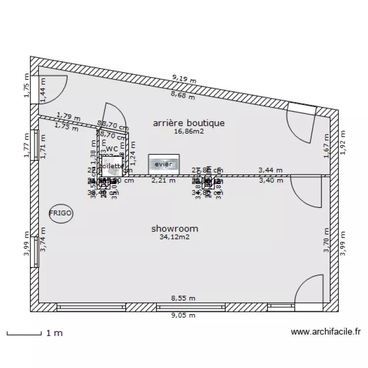 dufour futur cote. Plan de 