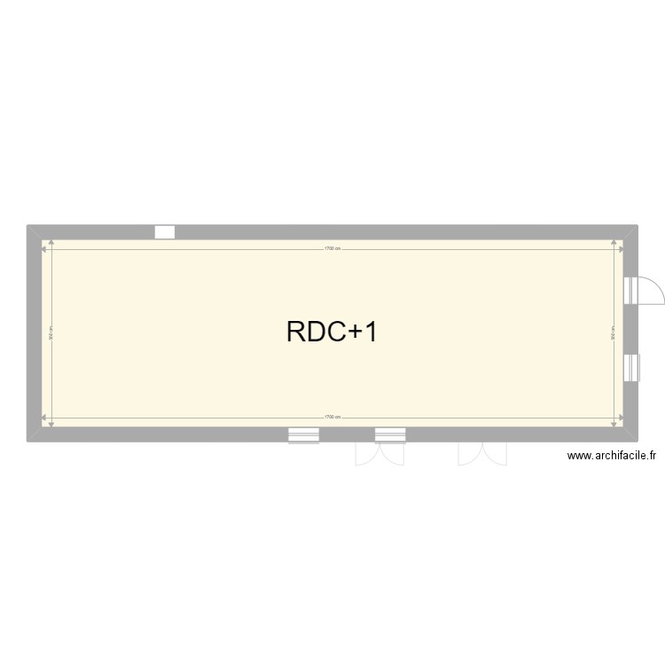 KAU. Plan de 3 pièces et 281 m2