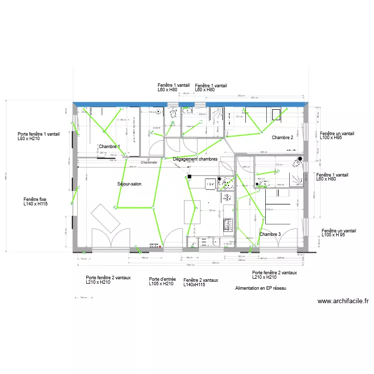 points lumineux et interrupteurs 1. Plan de 