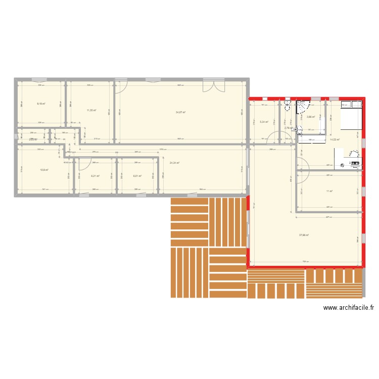 zia_extension-2. Plan de 14 pièces et 180 m2