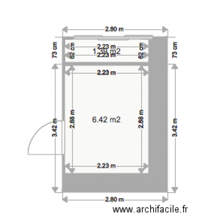 Salle de bain parents EDL. Plan de 0 pièce et 0 m2