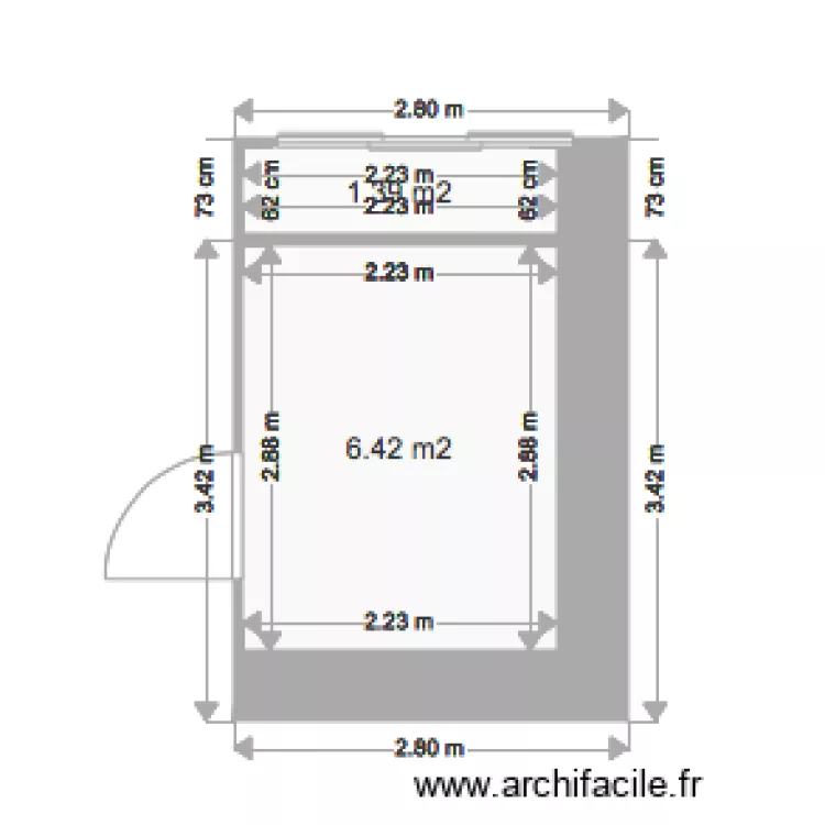 Salle de bain parents EDL. Plan de Salle de bain parents EDL. Plan de