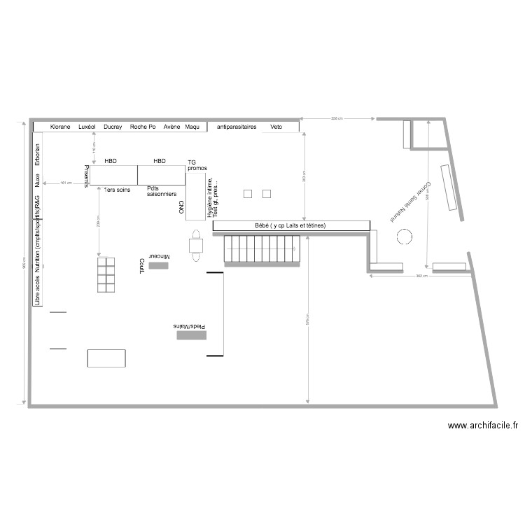 Pharmacie Claudin version 2. Plan de 0 pièce et 0 m2