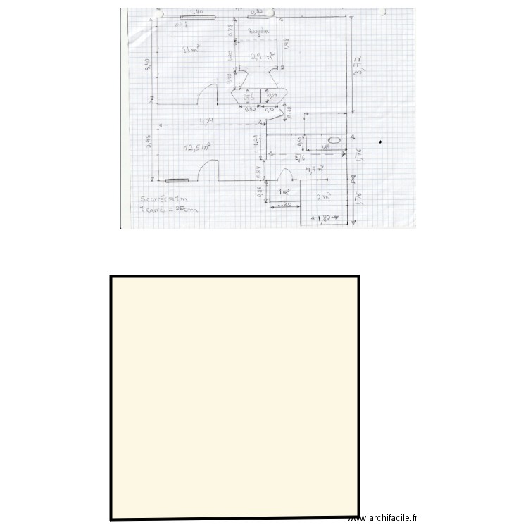 casa. Plan de 0 pièce et 0 m2