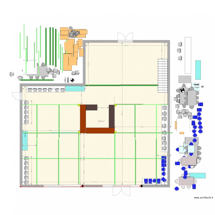 grand val mezz derniere poutres. Plan de 0 pièce et 0 m2