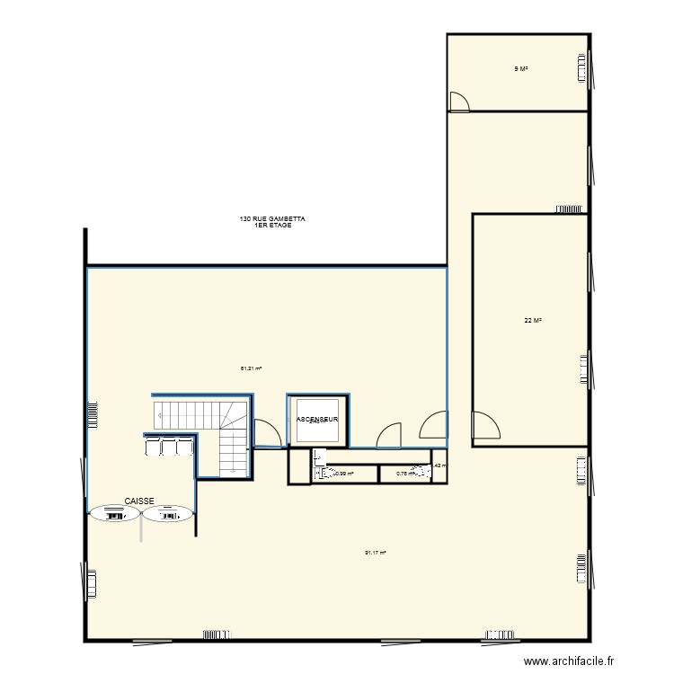 ACIF 2. Plan de 0 pièce et 0 m2