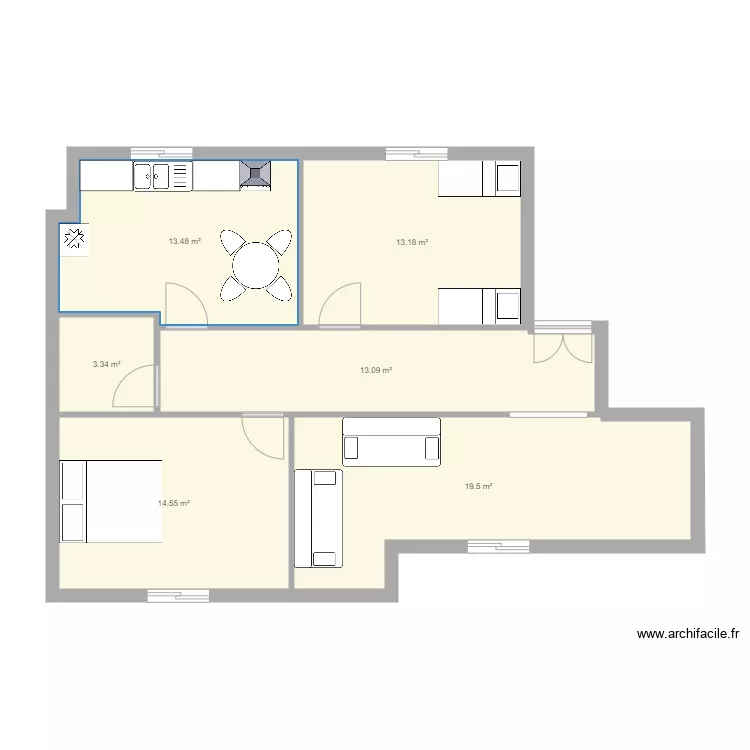 MAISON ENNADHOUR. Plan de MAISON ENNADHOUR. Plan de
