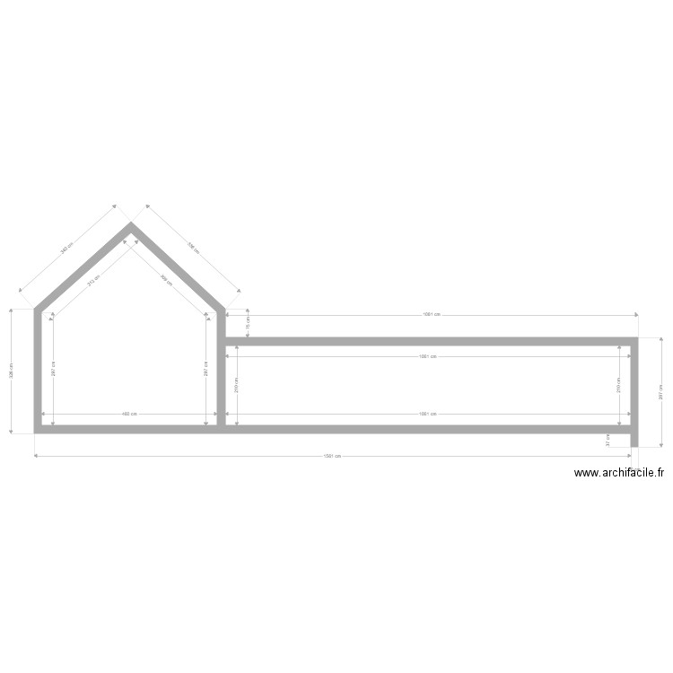 vue face garage. Plan de 0 pièce et 0 m2