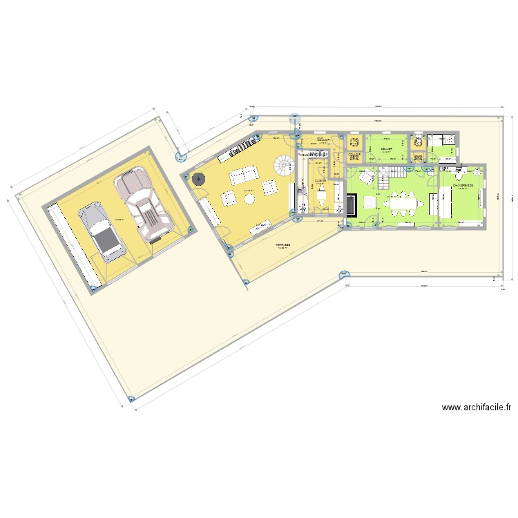 PLAN 26 15. Plan de 14 pièces et 549 m2