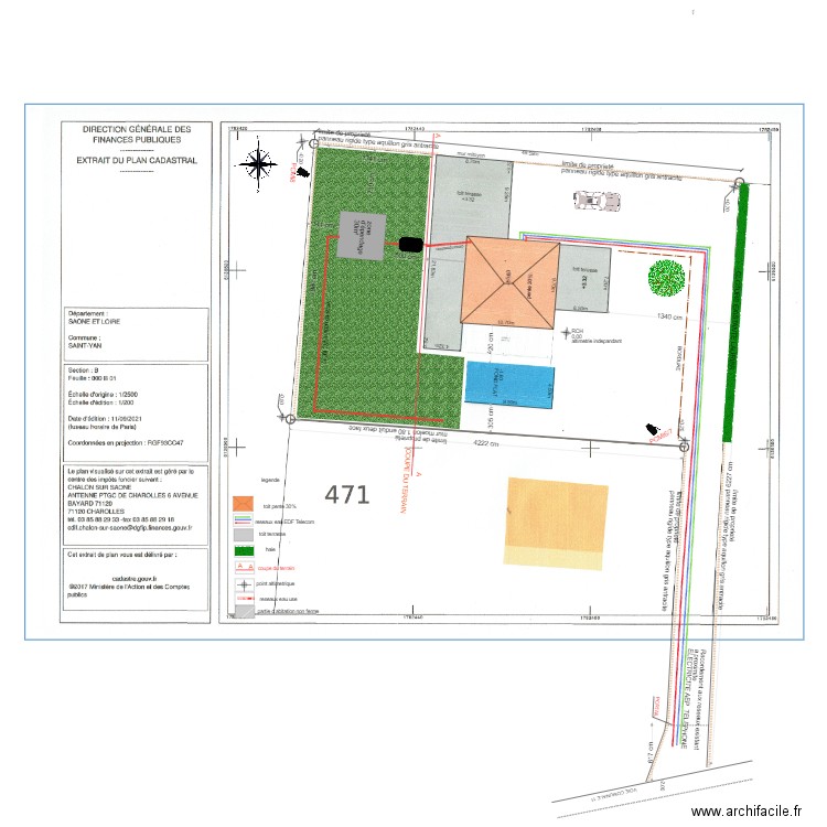 antony implantation maison 2. Plan de 0 pièce et 0 m2