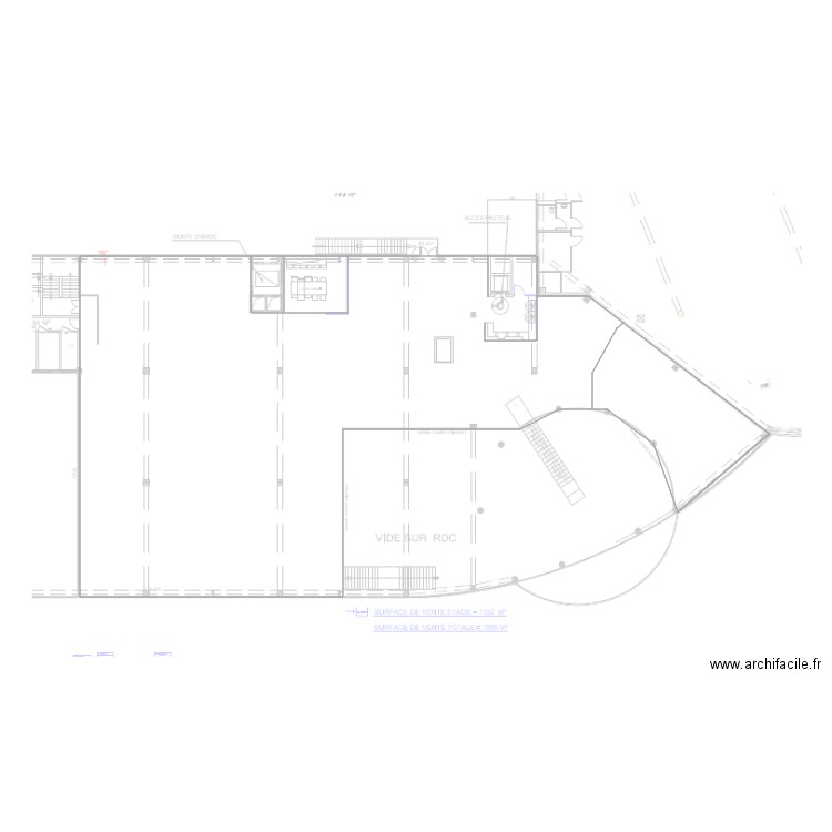 Plan Magasin Juillet 2021 pour travaux Sept 2021. Plan de 0 pièce et 0 m2
