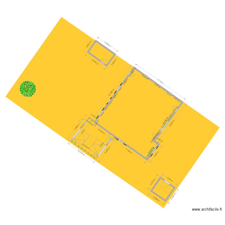 plan de masse maison 13 impasse des oiseaux. Plan de 0 pièce et 0 m2