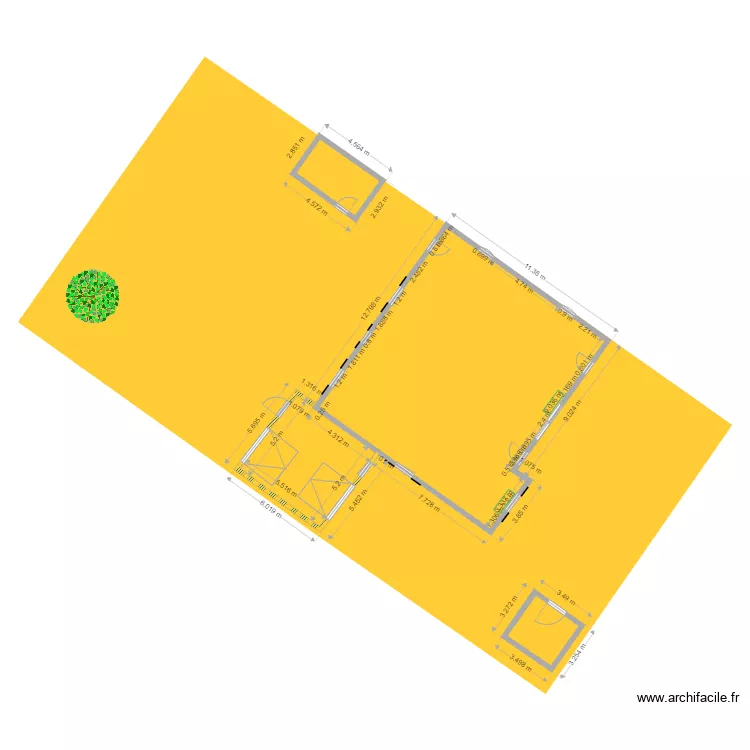 plan de masse maison 13 impasse des oiseaux. Plan de 