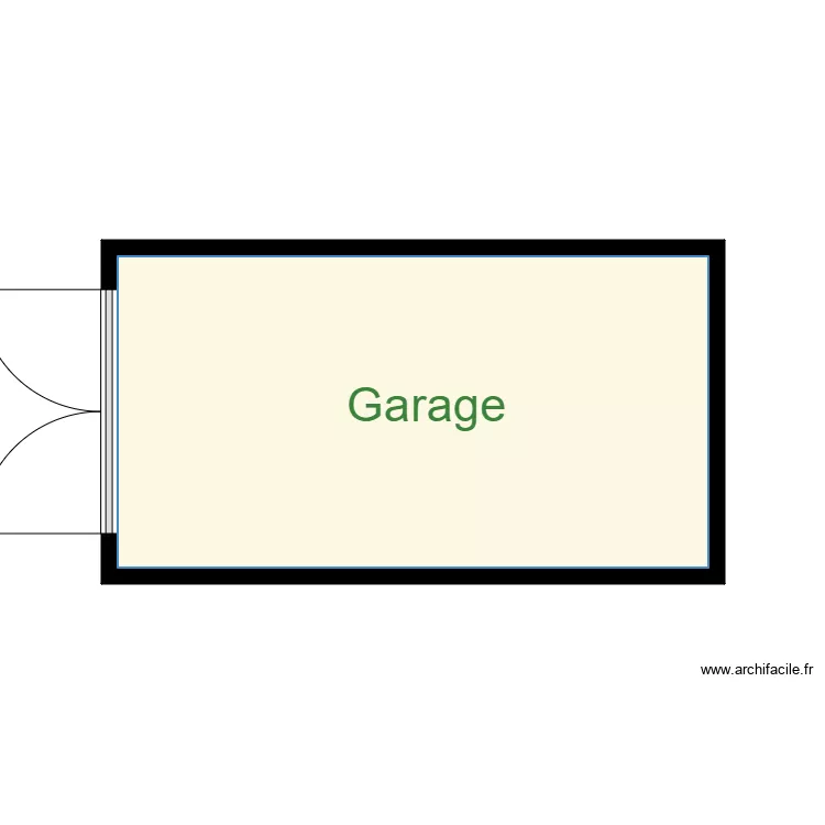 COLL SDZ GARAGE. Plan de 