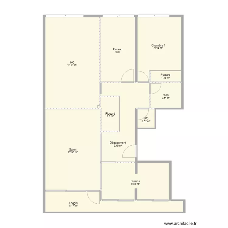 Appt mod. Plan de 