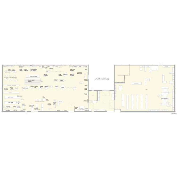 agencement atelier A B C 1. Plan de 