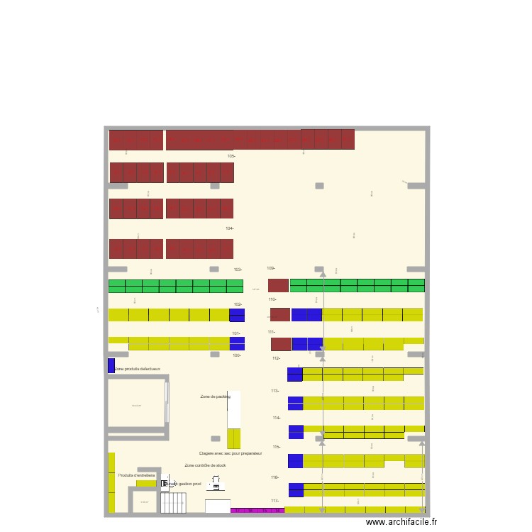 Ivry sur seine 2 ssol v3 solution 4 avant étagère mago. Plan de 0 pièce et 0 m2